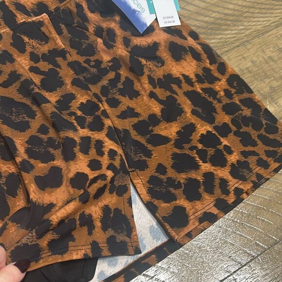 Maurices Leopard Print Swim Skort - Picture 2 of 12